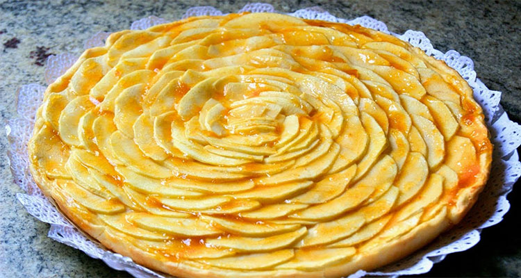 Receta de Tarta de Manzana con Crema Pastelera  【Deliciosa 🤤】